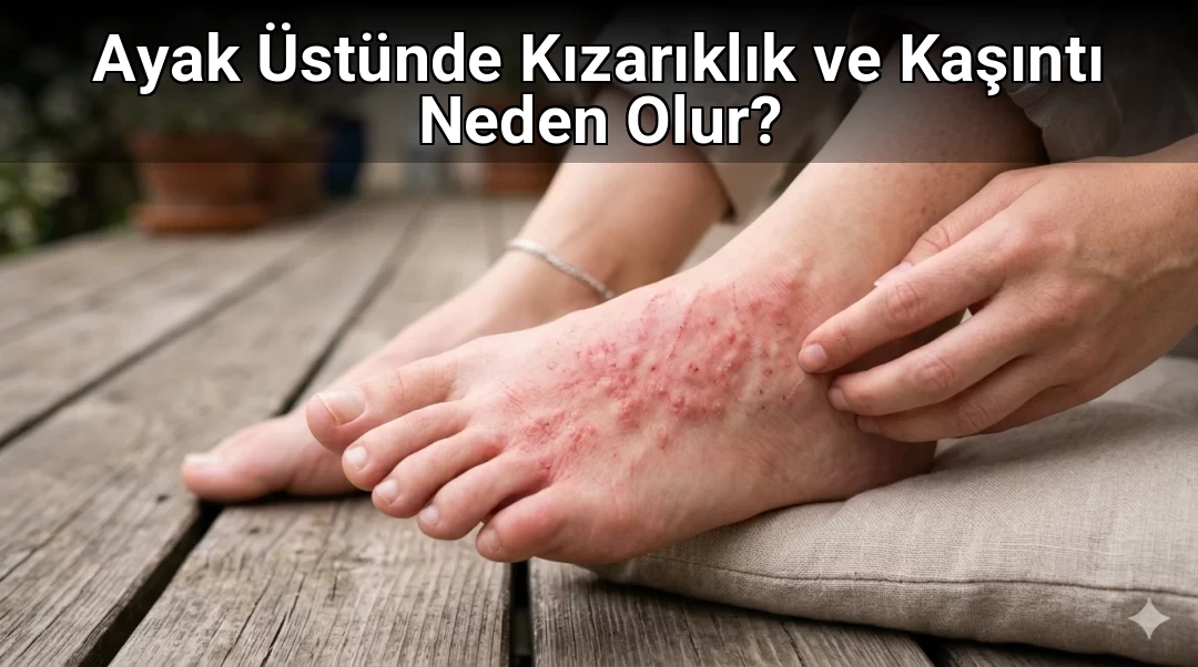 Ayak Üstünde Kızarıklık ve Kaşıntı Neden Olur?